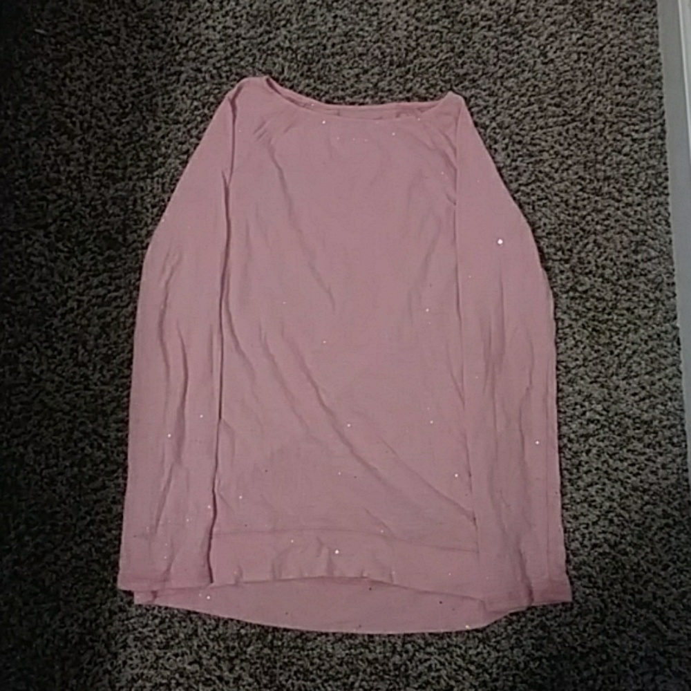 Pink long sleeve shirt